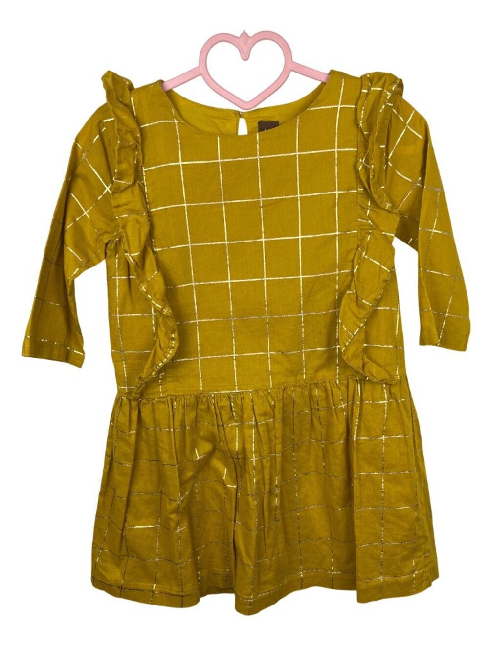 Hanna Andersson Metallic Flounce Dress